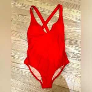 NWT JCREW size 6 crossback swimsuit.